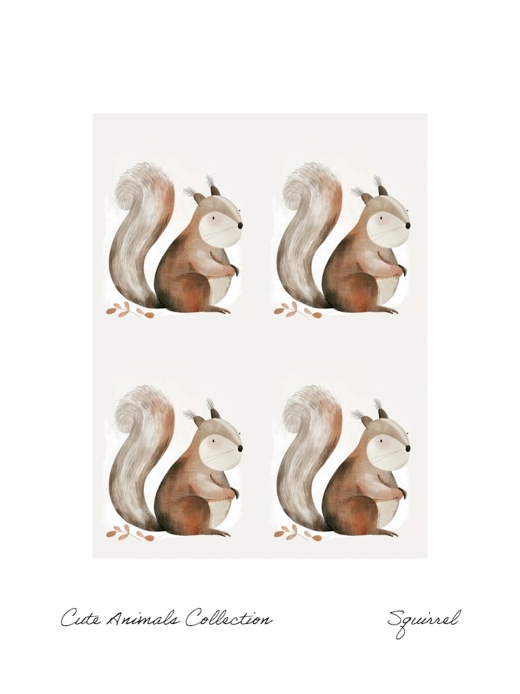 Cute Animals Collection Squirrel 5