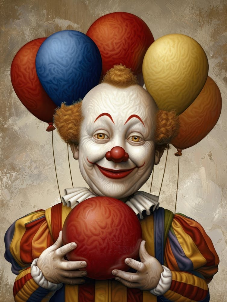 Clown With Balloons