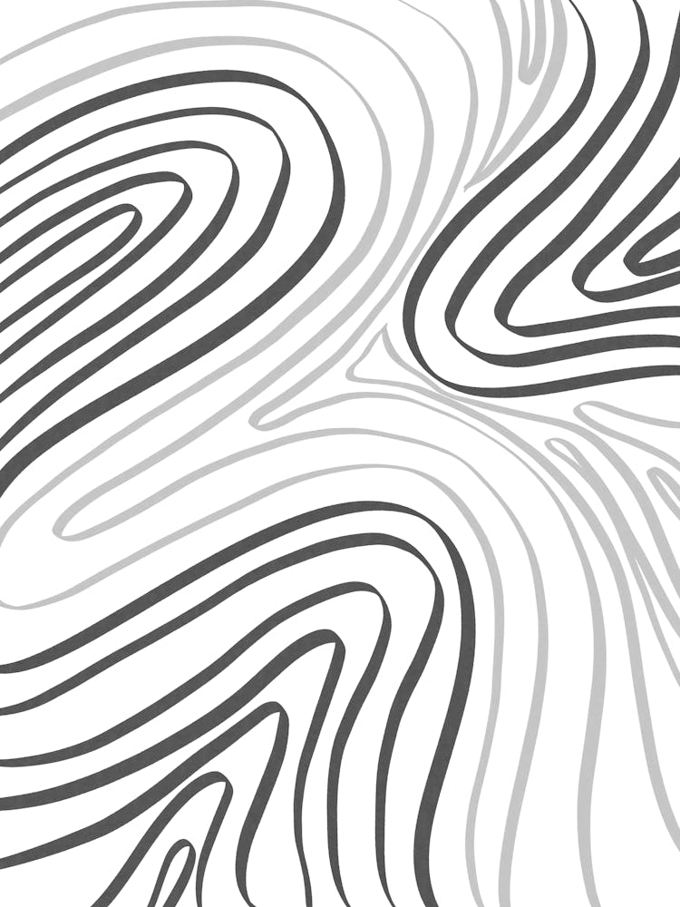 Abstract Wavy Lines