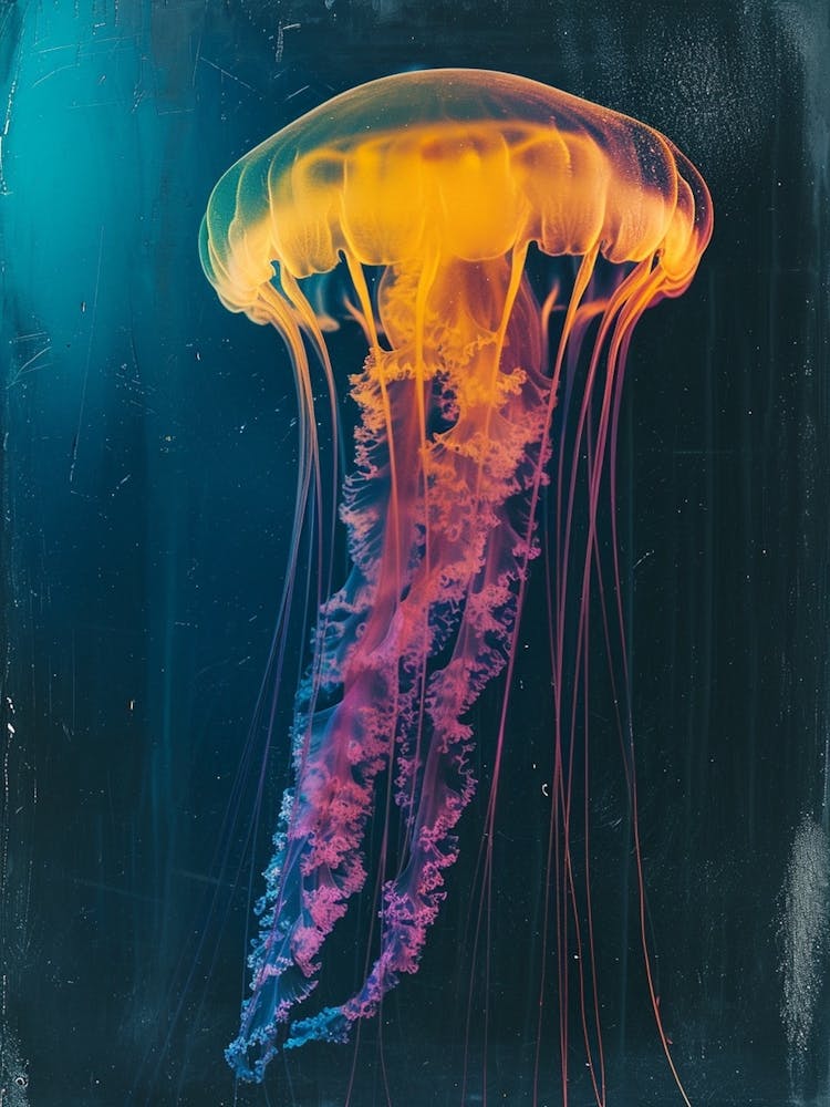 Inverted Jellyfish Polaroid Inspired 4
