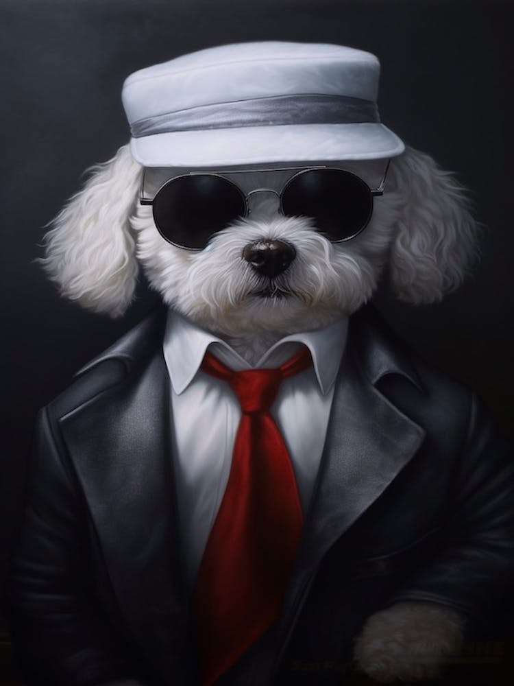 Gangster Dog Bichon Frise 2