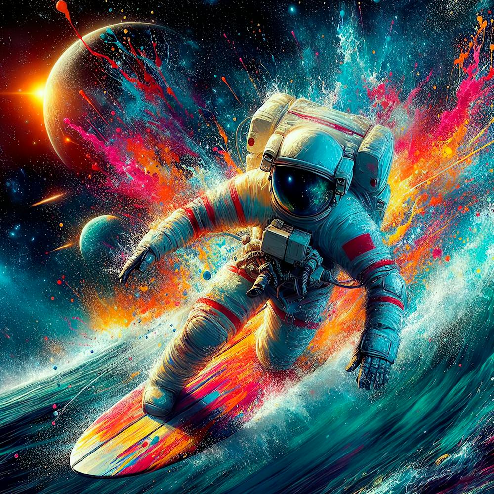 Weltraum-Surfer 1