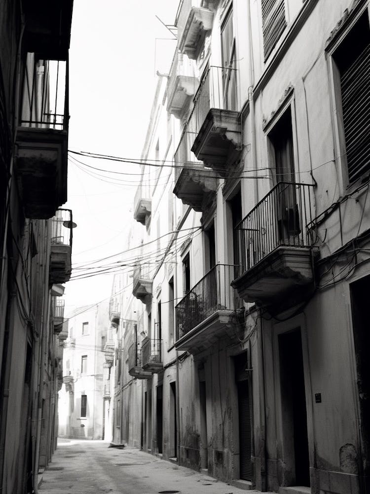 Cagliari, Italy, Black And White Photography 4