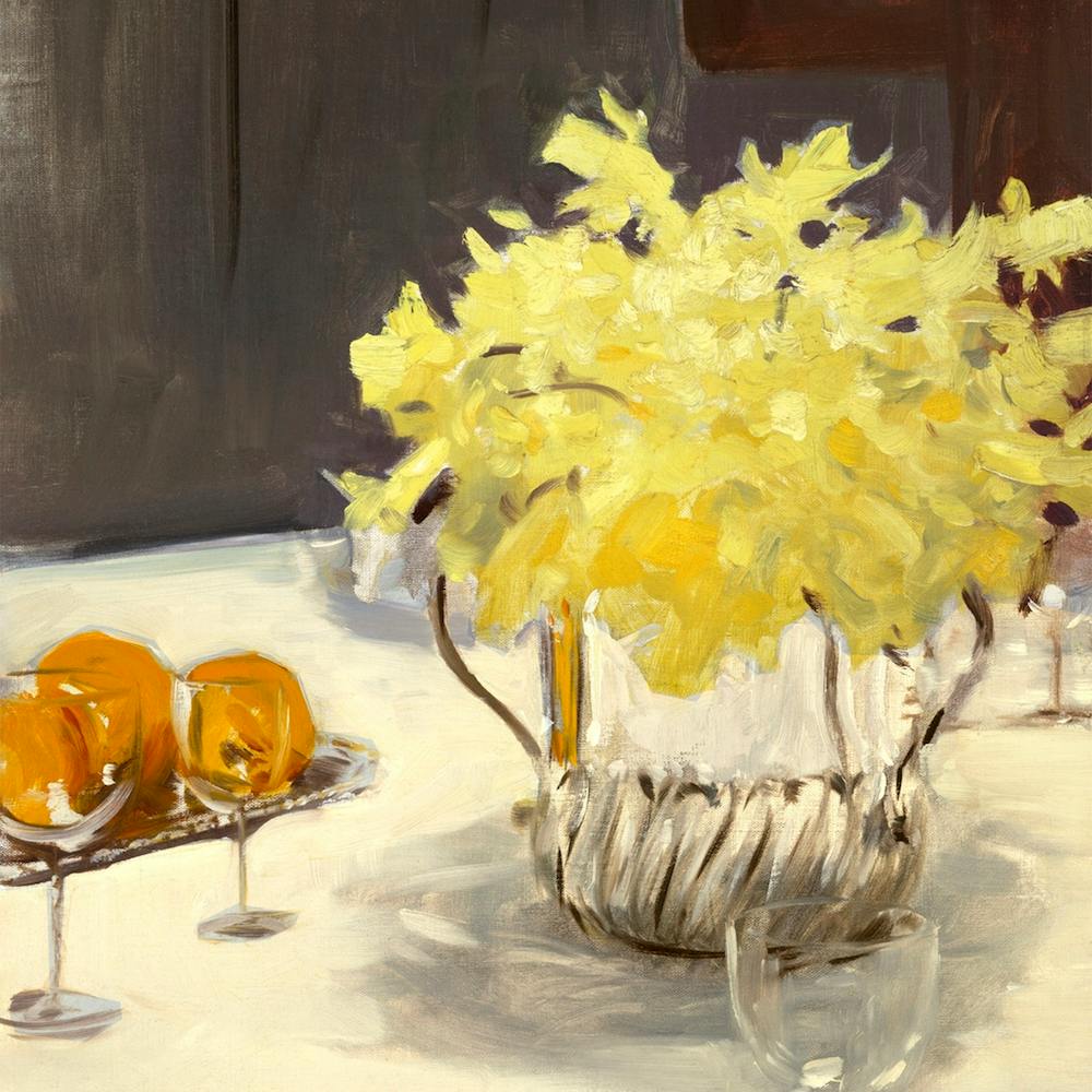 Still Life Daffodils Square