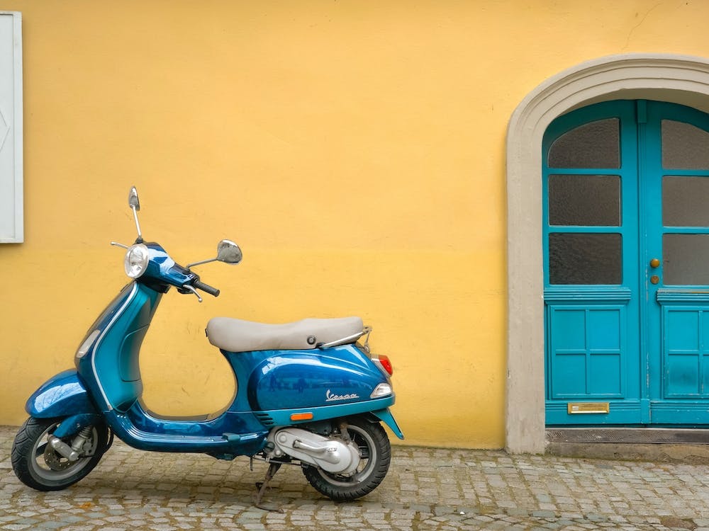 Vespa In Italy