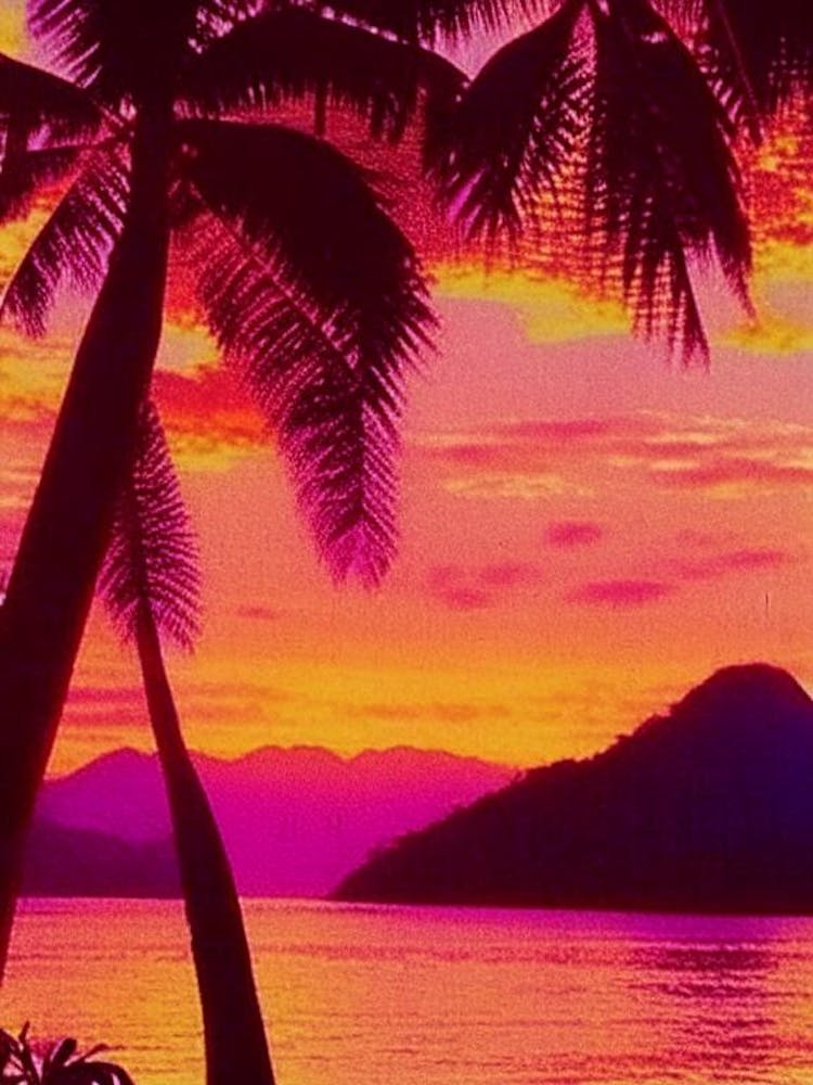 The Camiguin Island Retro Sunset