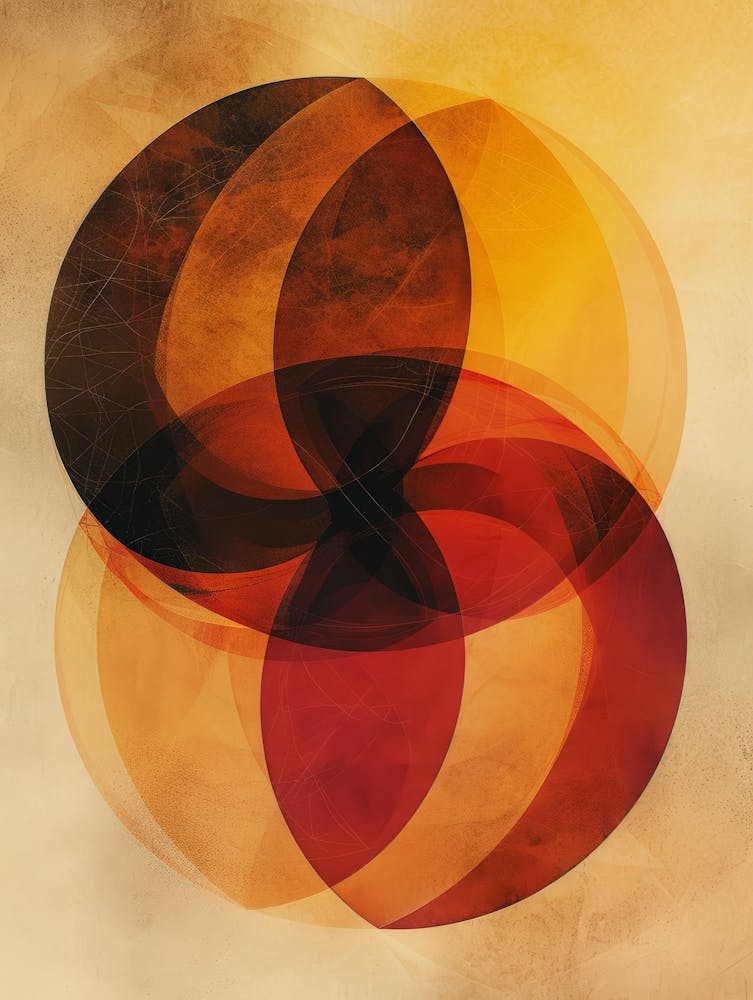 Abstract Circles Canvas Print 5