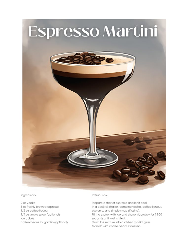 Espresso Martini Cocktail