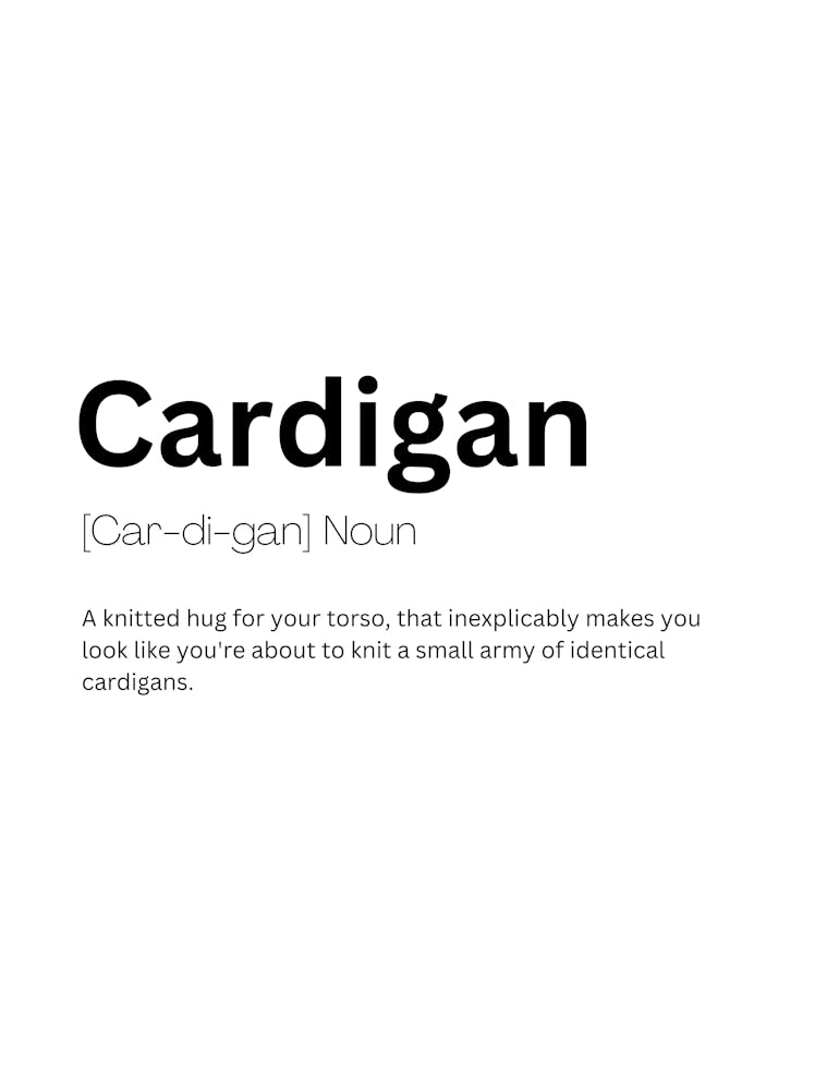 Cardigan Definition Meaning
