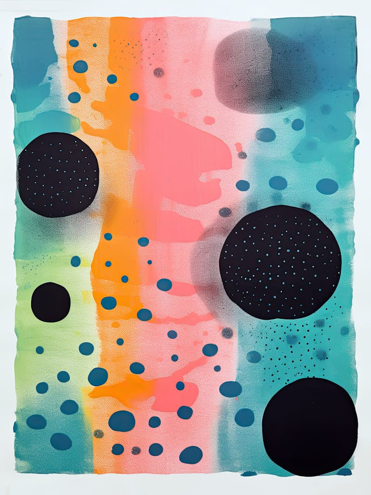 Psychedelic Coral Deep Sea Biomorphic Art