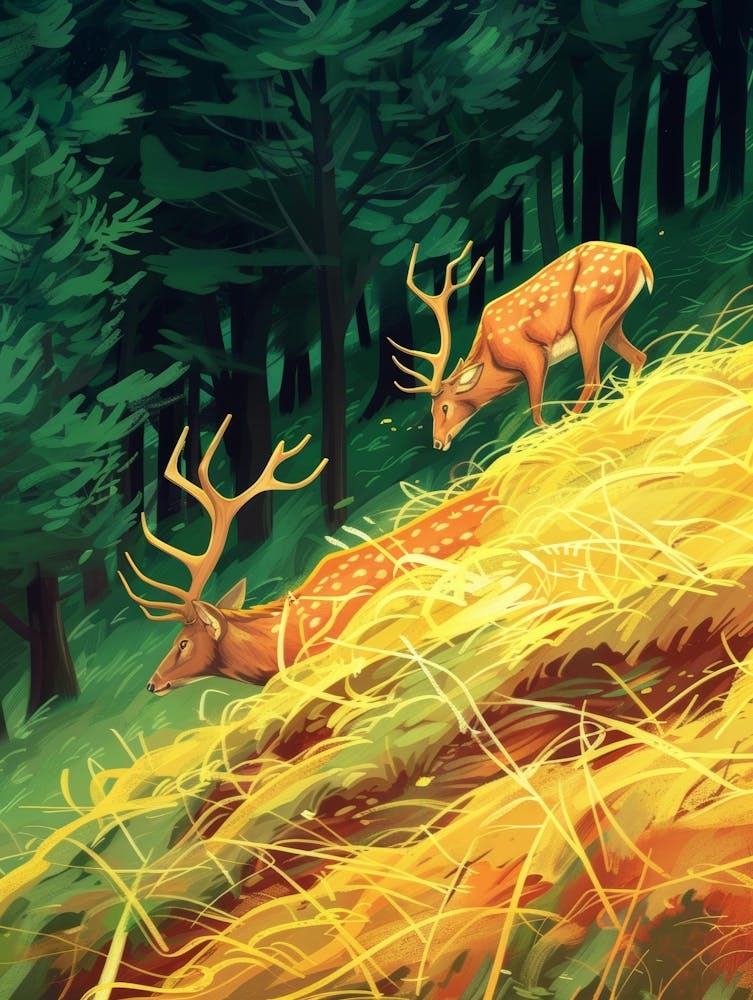 Deer In The Forest 26