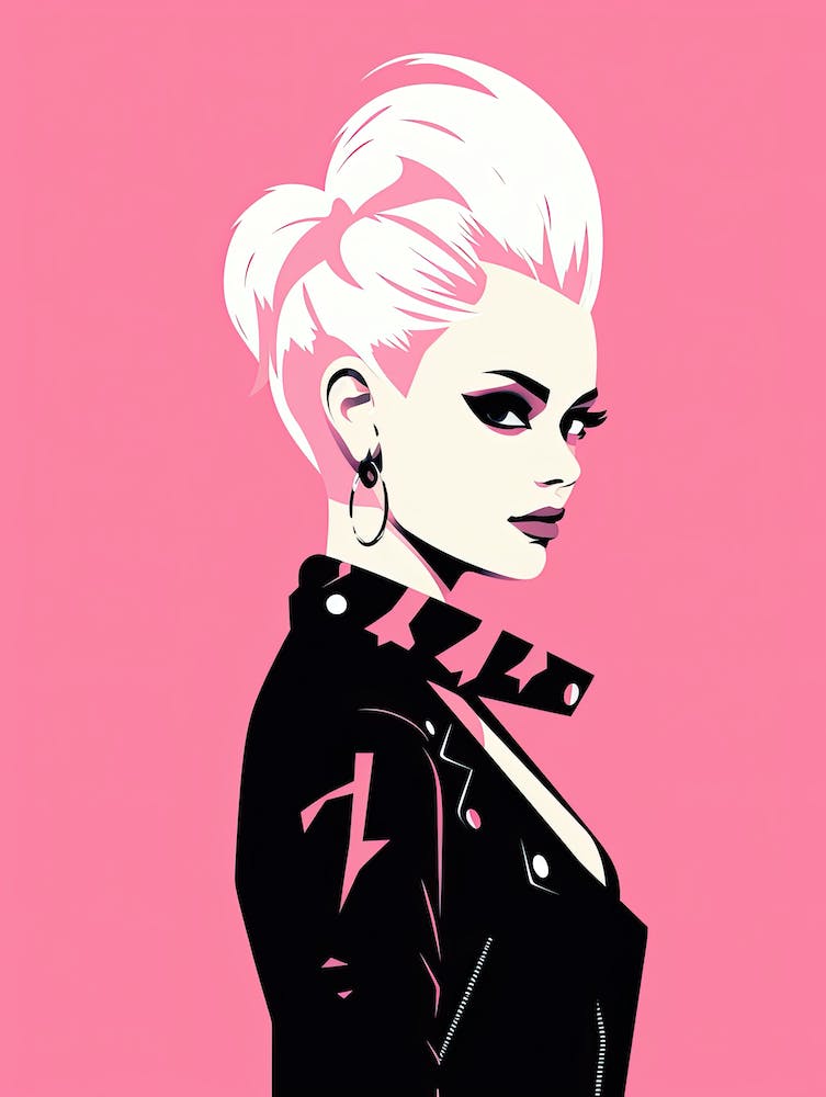 Minimalist Pink Punk Anthem