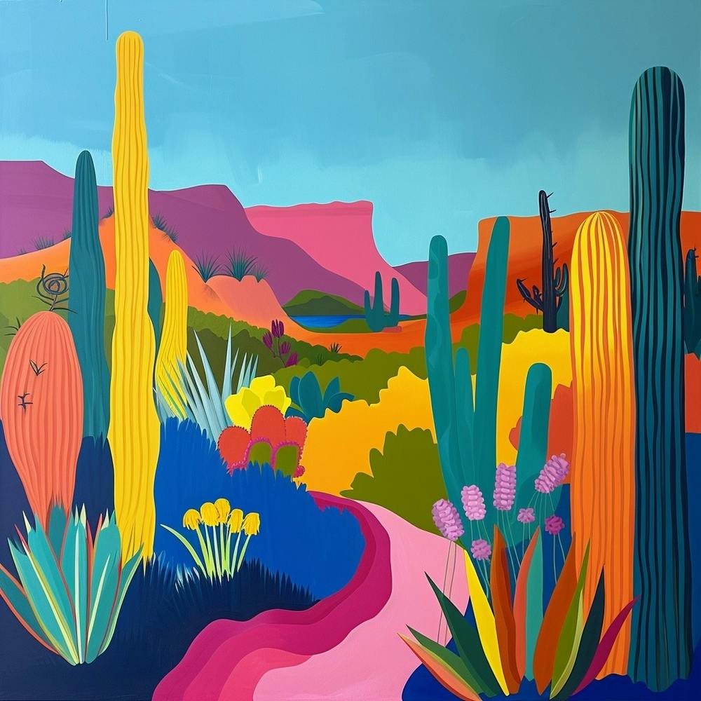 Colourful Gardens Desert Botanical Garden Usa 3