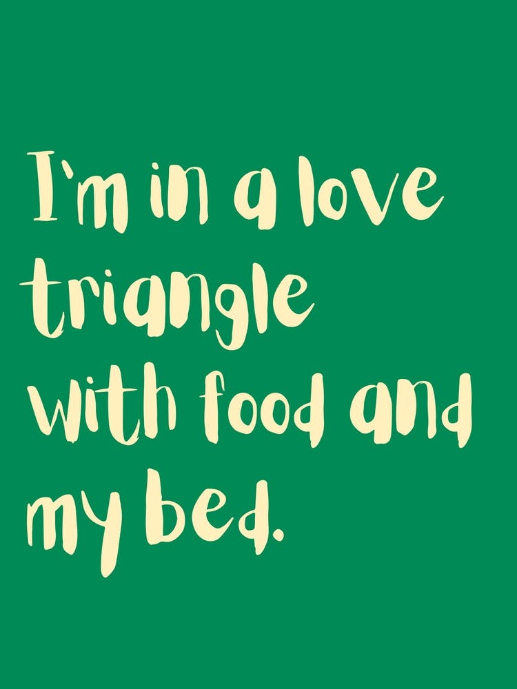 Love Triangle Green 2 Kitchen Typography