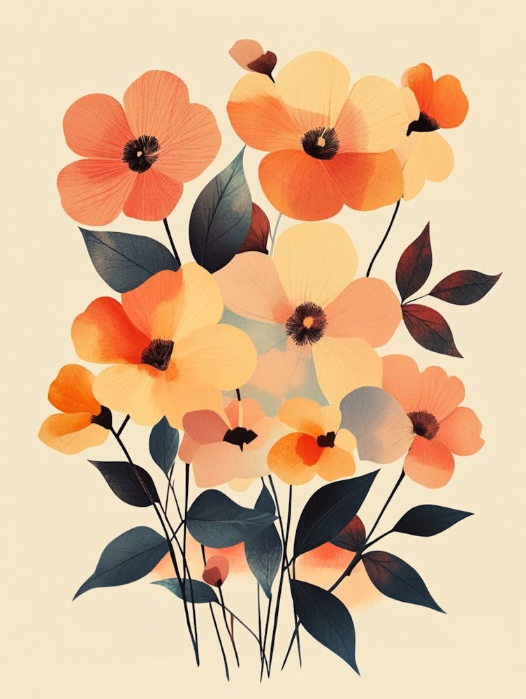 Bouquet de Fleurs Oranges