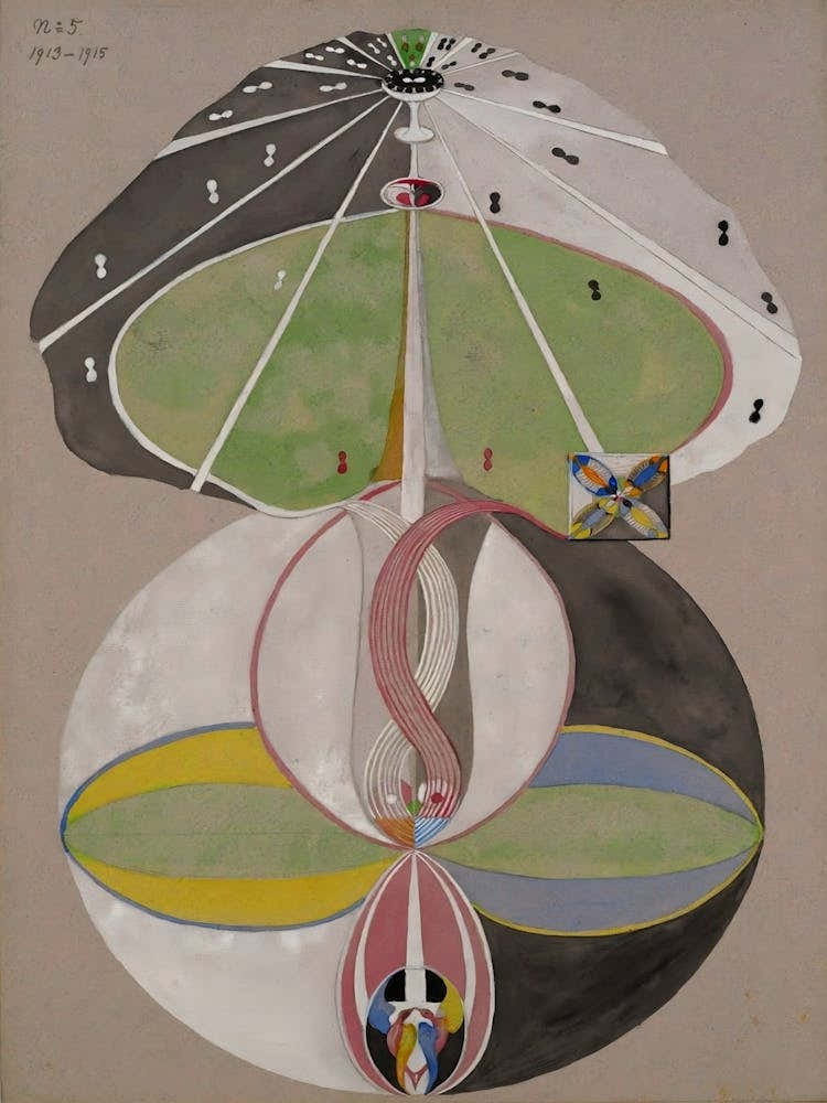 Hilma af Klint - The Tree Of Knowledge No .5