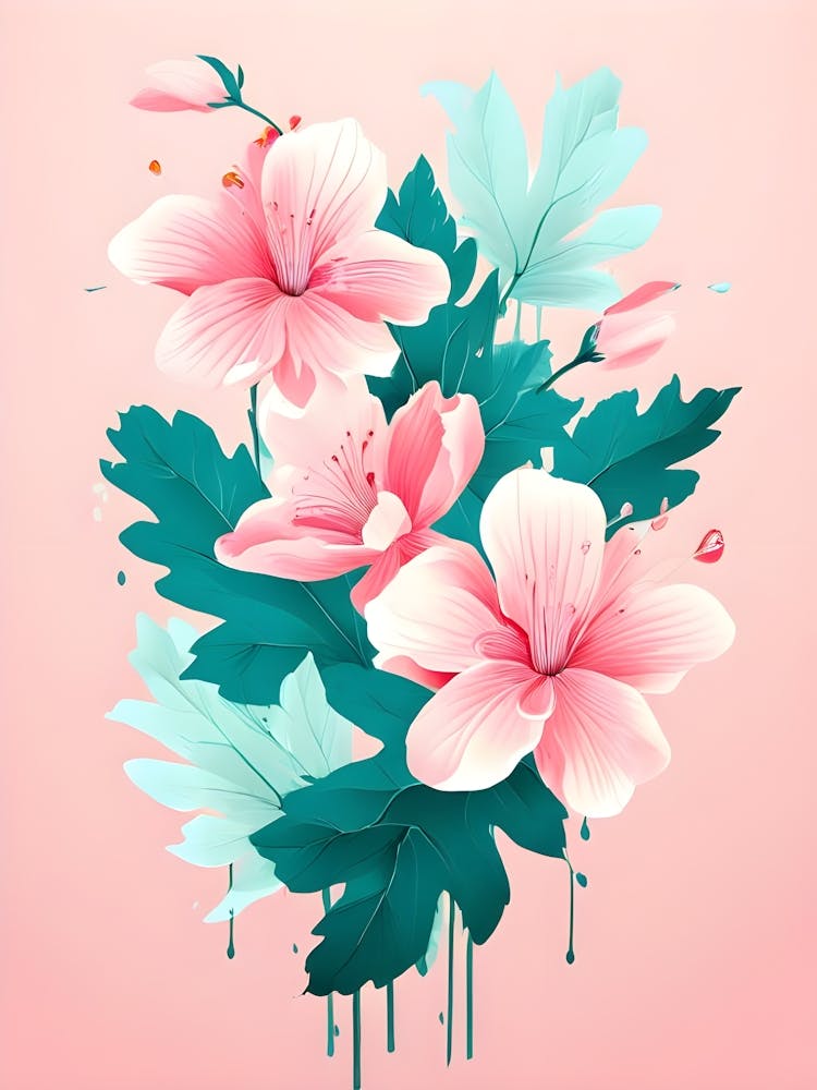 Pink Flowers 9