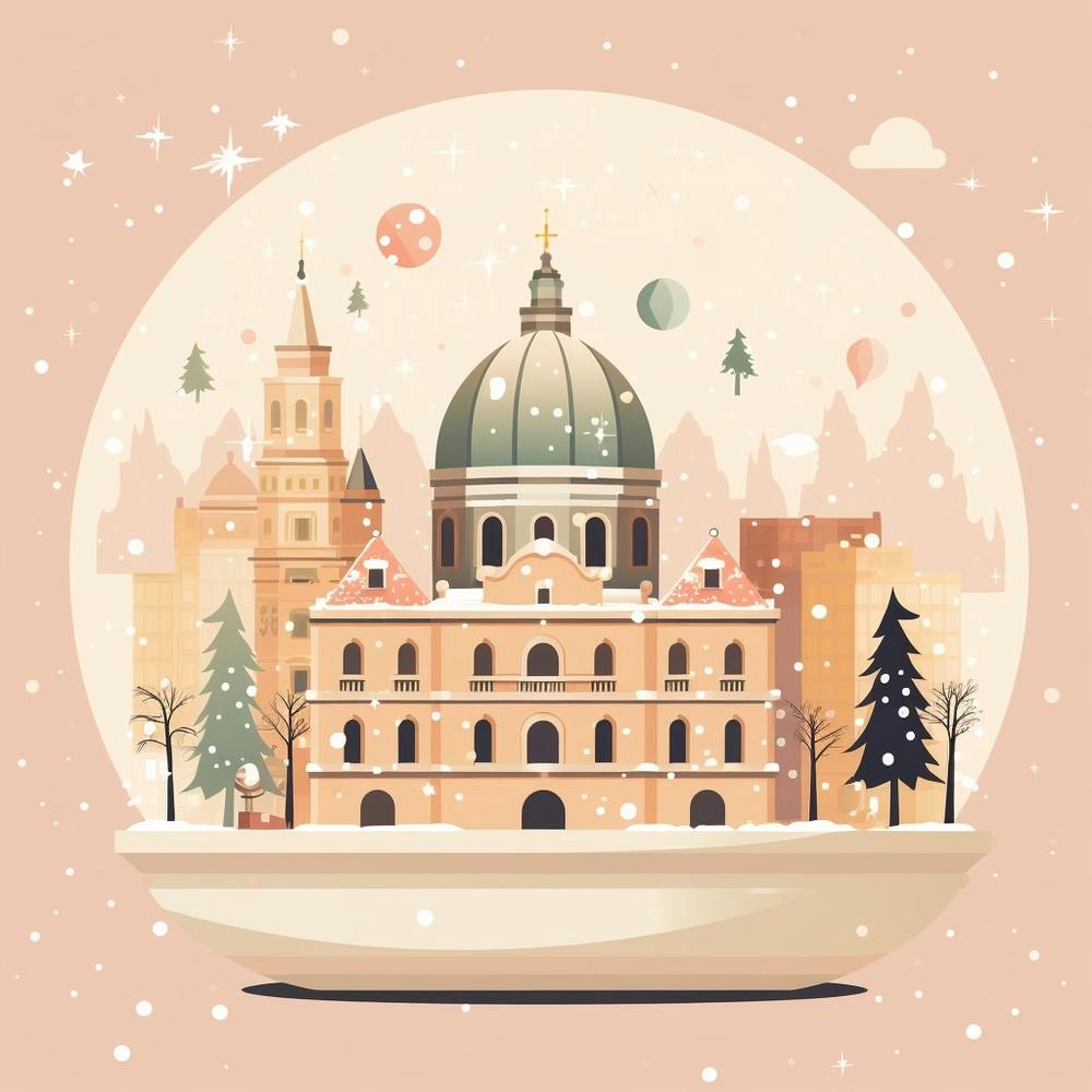 Vienna Austria 2 Snowglobe