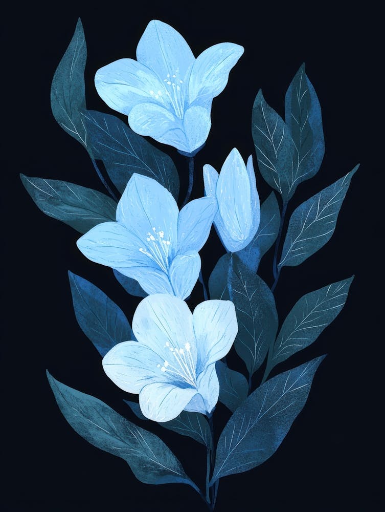 Blue Flowers 98