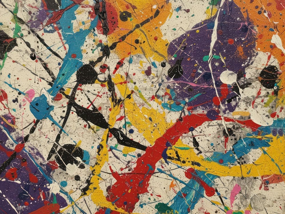 Contemporary Artwork Inspired By Jackson Pollock 2