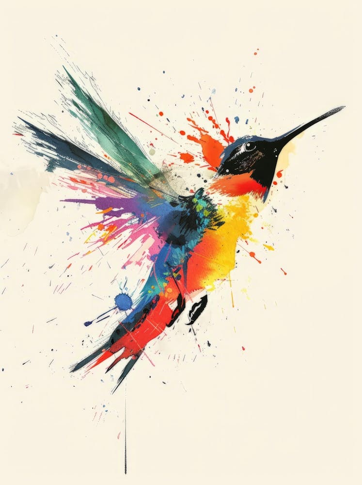 Hummingbird Canvas Print 3