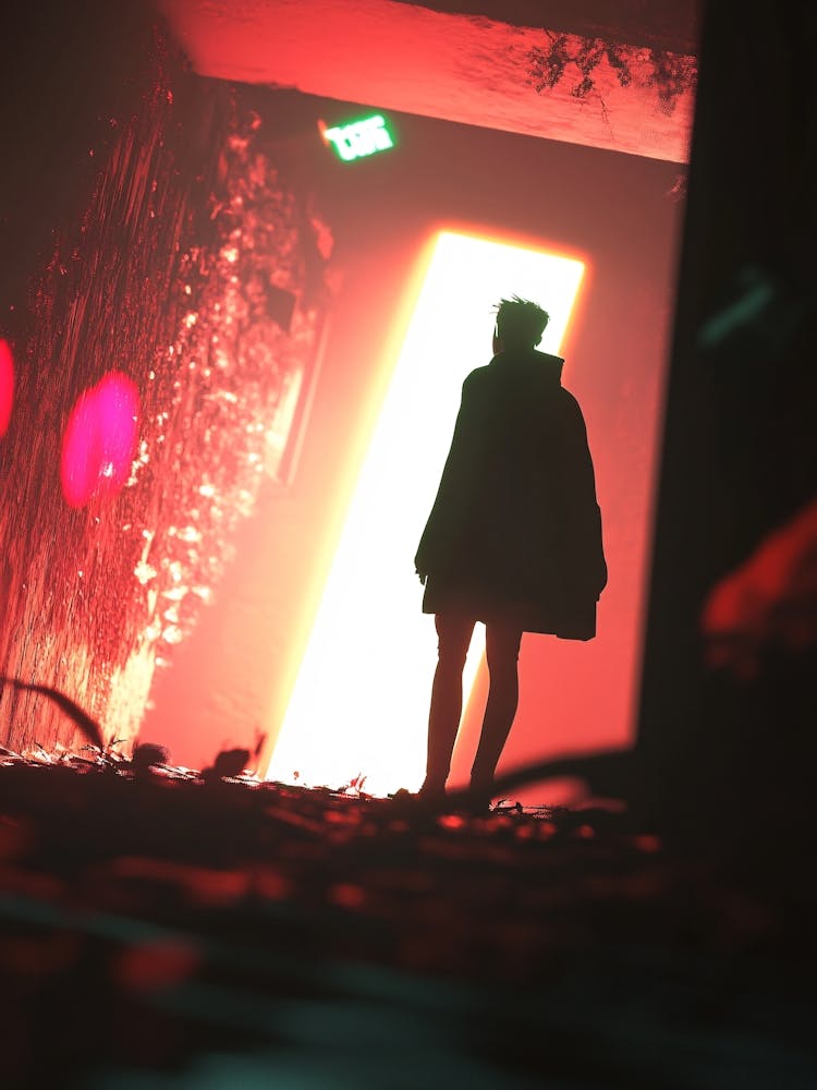 Girl In A Dark Tunnel