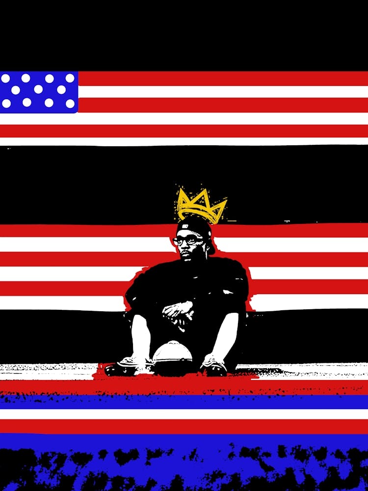 American Flag kendrick lamar