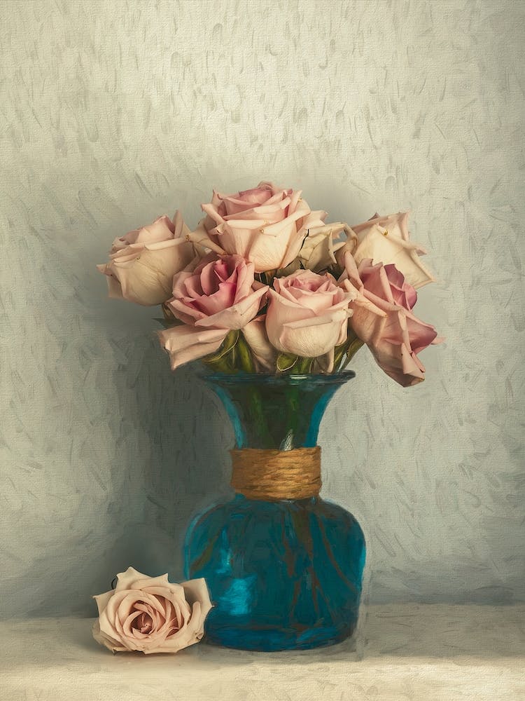 Gradually Withering Roses