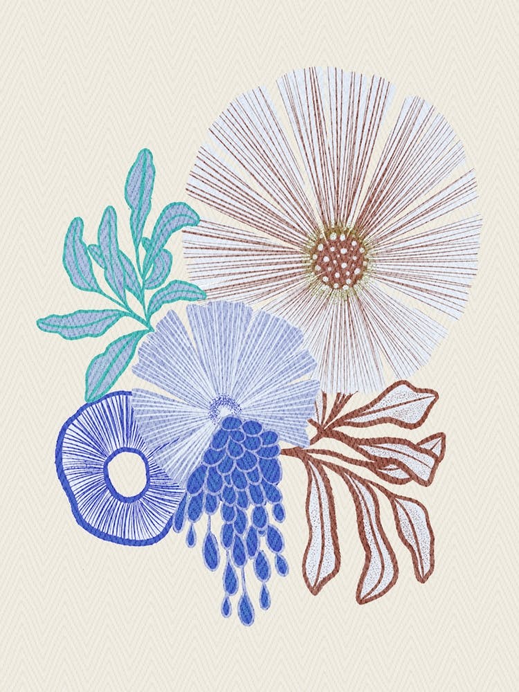 Coral floral