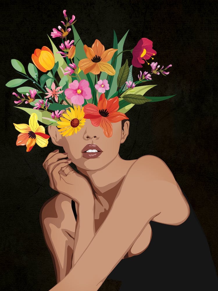 Blooming Flower Head 1