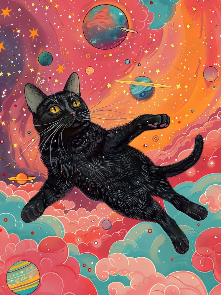 Black Cat In Space 8