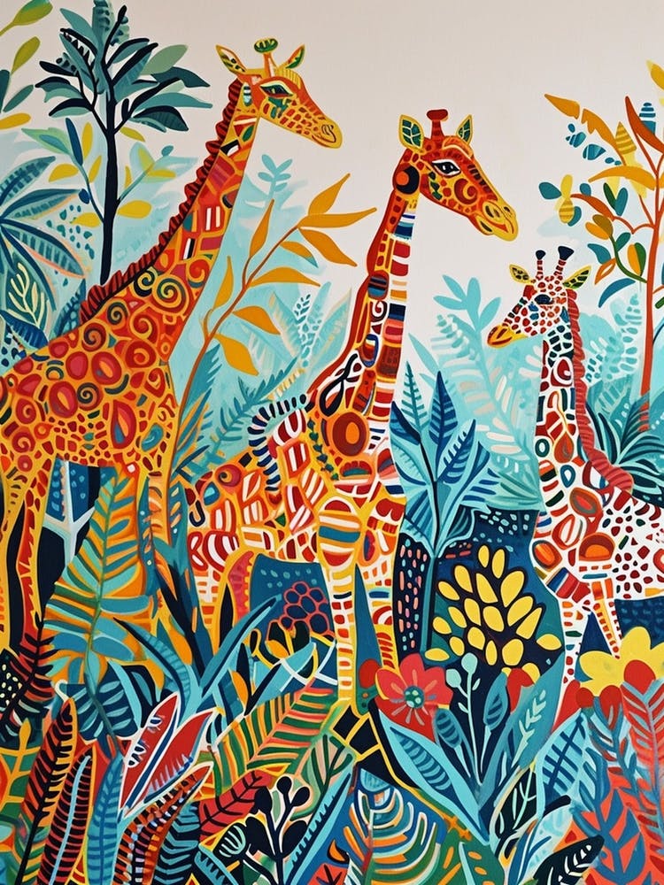 Cute Patterns Of Giraffes In The Wild 4