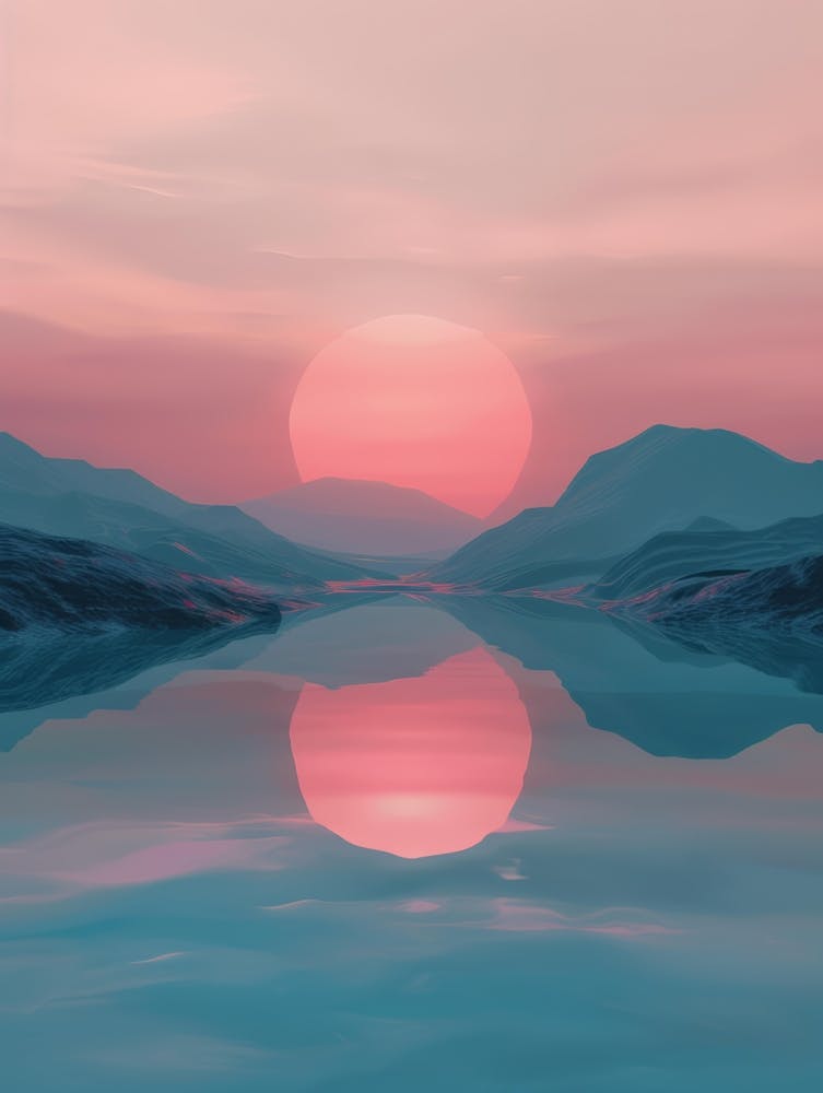 Sunset In The Mountains 45