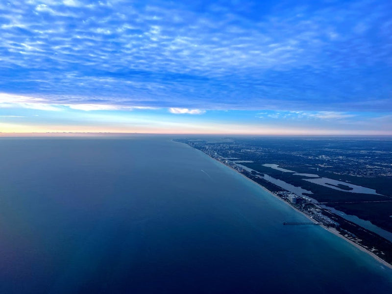 Aerial View Of The Ocean (Shots From Airplanes Series)