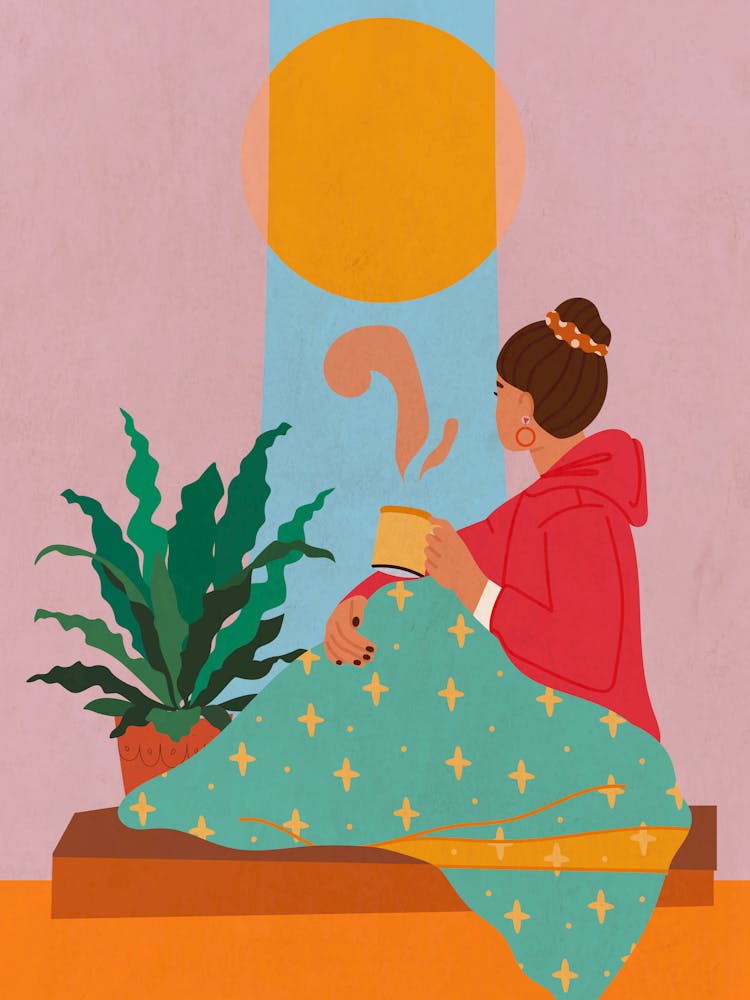 Girl Looking Out Of Window_2