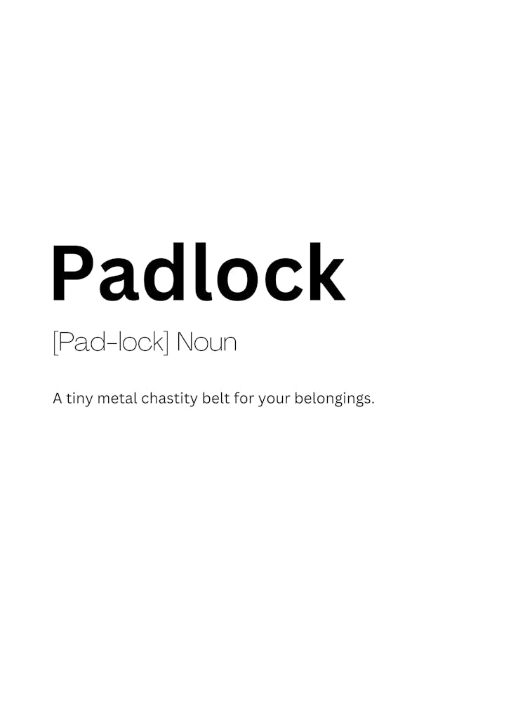 Padlock Definition Meaning