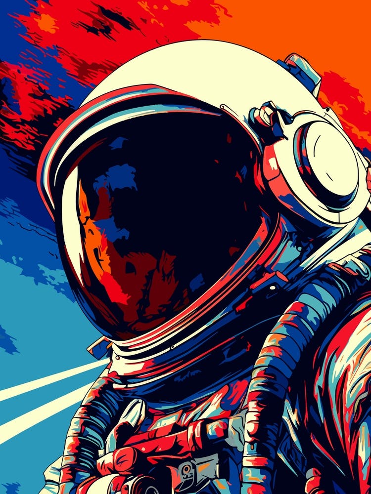 Astronaut In Space 7