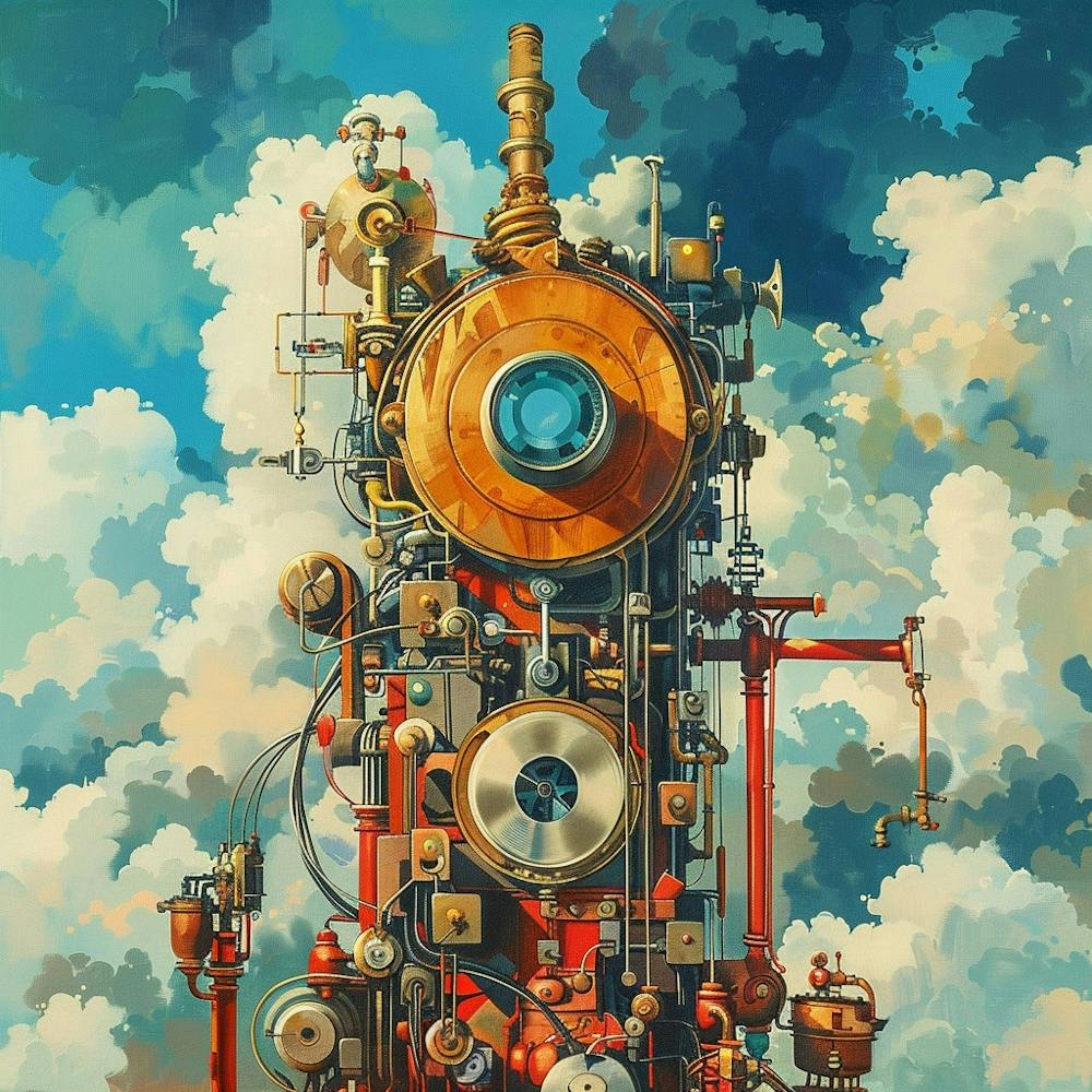 A Workflow Automation Oil Painting Illustration 1718669324 4