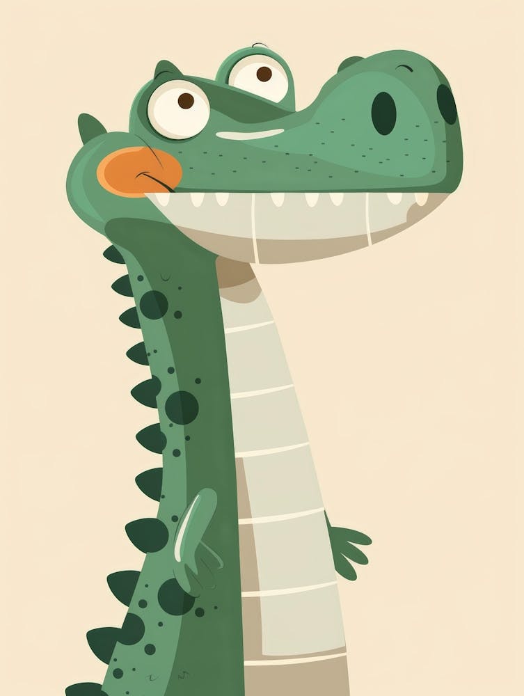 Cartoon Alligator