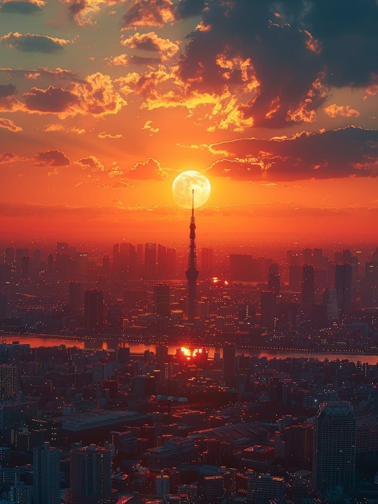 Sunset In Tokyo 7