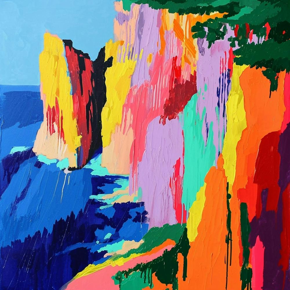 Colourful Abstract Calanques National Park France 4