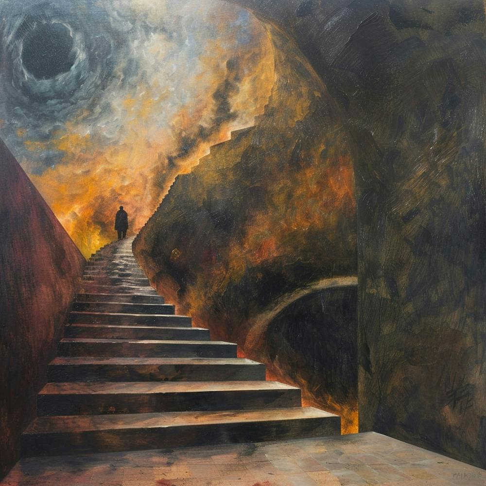 Treppe zur Hölle
