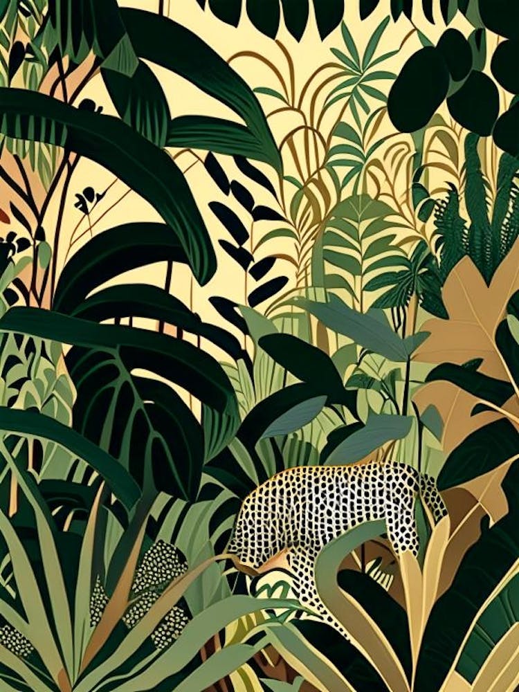 Jungle Patterns 2 Rousseau Inspired