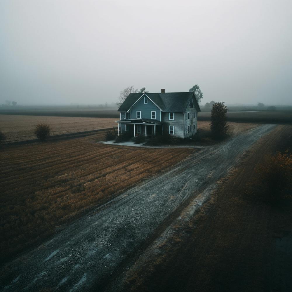 House On A Foggy Day