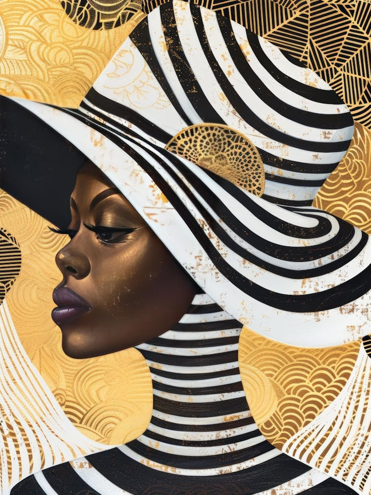 Black Woman In A Hat