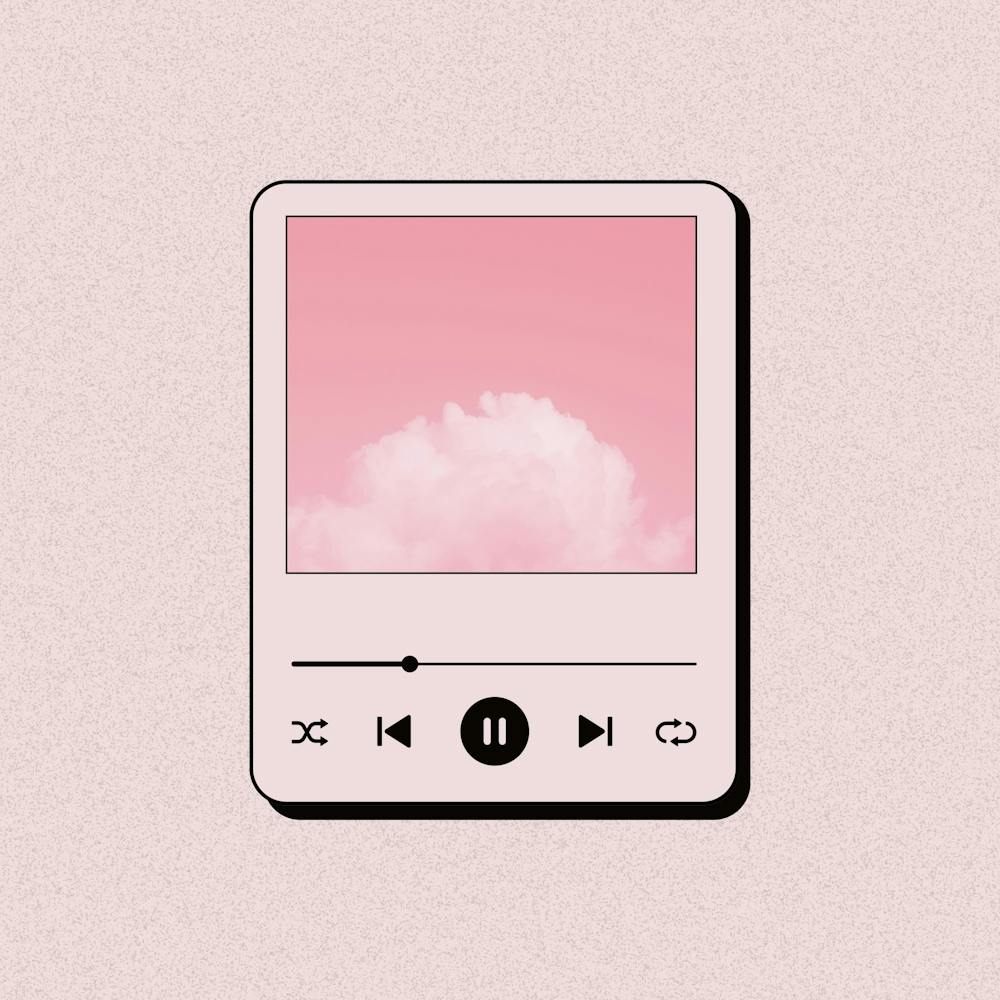 Rosa Musik-Player
