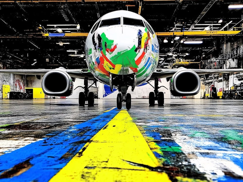 Airplane In The Hangar