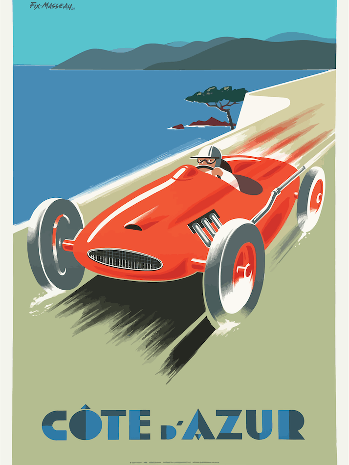 Cote D Azur France Vintage