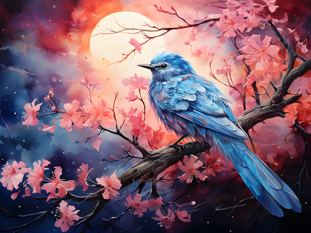 Avian Serenade Songbirds In Harmony