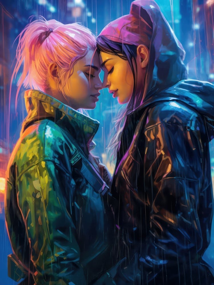 Anime Girls Love LGBTQ Lesbian